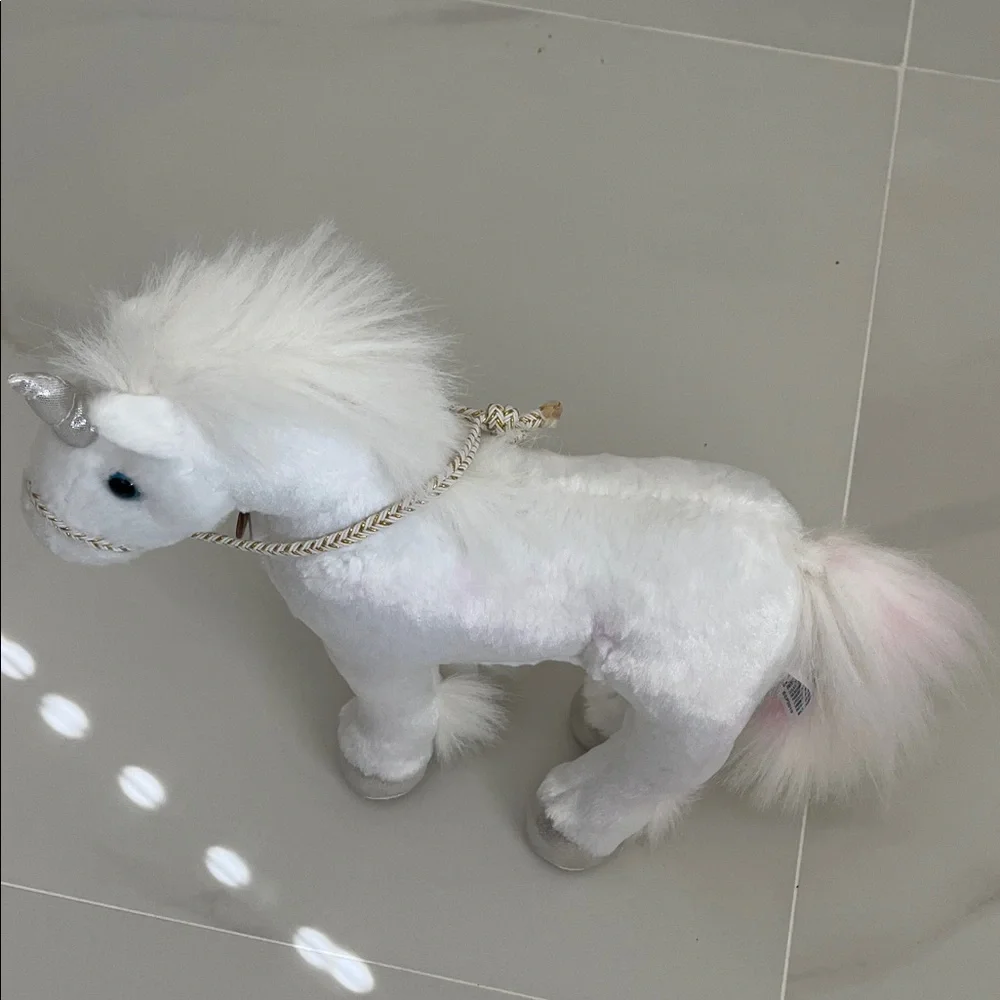 Breyer White Plush Unicorn with Silver color  Horn. - Picture 2 of 10